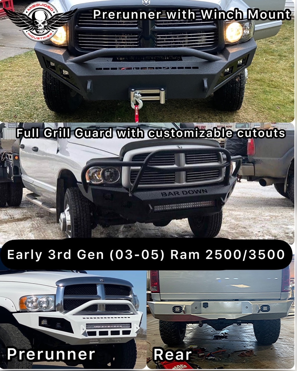 Early 3rd Gen Dodge 2500/3500 (2003-2005)